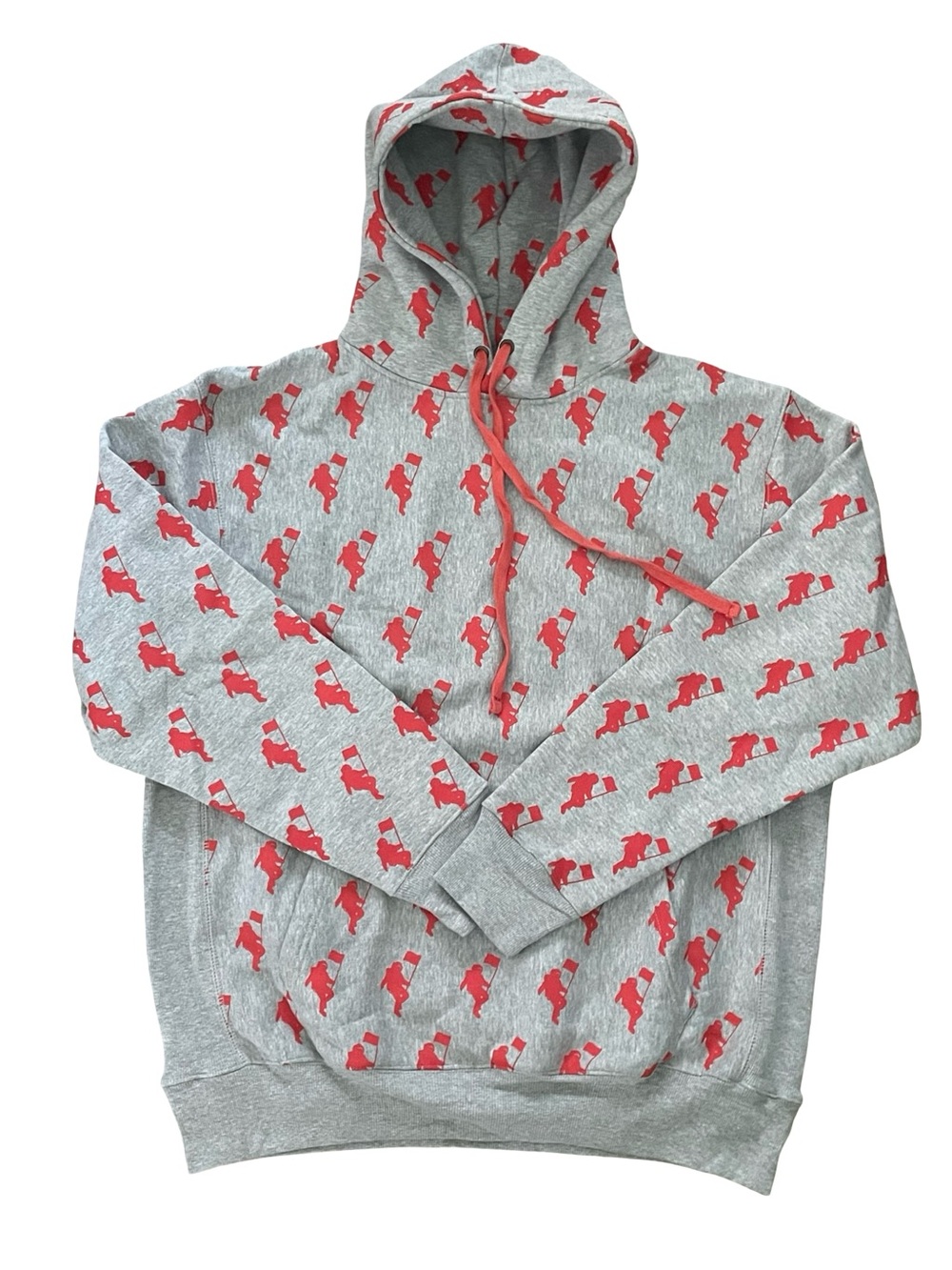 MTV Entertainment Moonman Hoodie Gray Hooded Sweatshirt Adult XL New